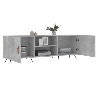 vidaXL Szafka pod TV, szarość betonu, 150x30x50 cm wariant 6