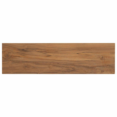Konsola naturalny 110 x 30 x 80 cm Lite drewno teakowe