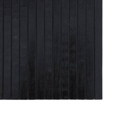 vidaXL Dywan prostokątny, czarny, 100x400 cm, bambusowy