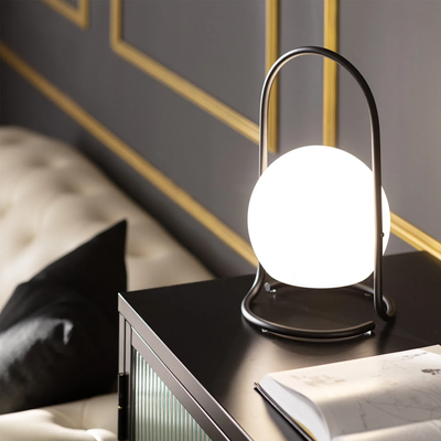 Lampa Stołowa Zewnętrzna LED Przenośna Ładowalna 2.5W z Akumulatorem USB 1800 mAh-4000K