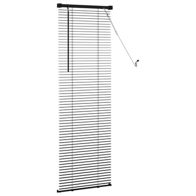Żaluzja wenecka Czarny 150 x 40 cm 25 mm PVC