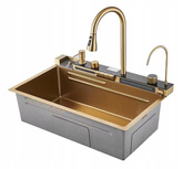 Zlewozmywak stalowy Mango Premium GOLD