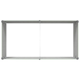 Donica Pastelowa Zieleń 195 x 100 x 45 cm Stal Galwanizowana
