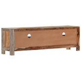 vidaXL Szafka pod TV z litego drewna sheesham, 130 x 30 x 40 cm