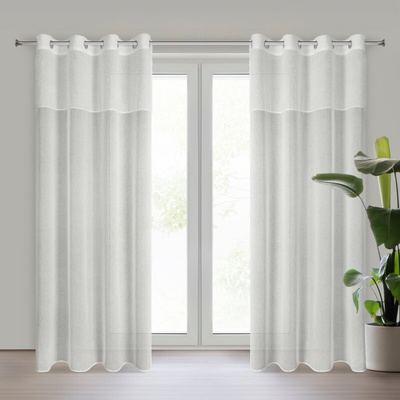 Zasłona Agis kremowa 140x250