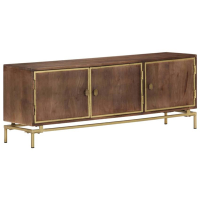 vidaXL Szafka pod TV, 120x30x46 cm, lite drewno mango