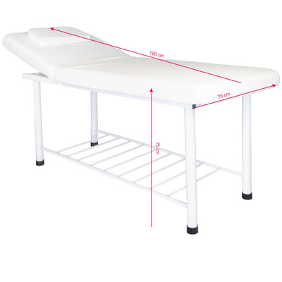 Leżanka do masażu 812 basic biała 129074