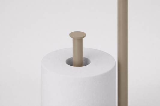 Stojak na papier toaletowy, beż KS-55 PAPER STAND - KAJA HOME
