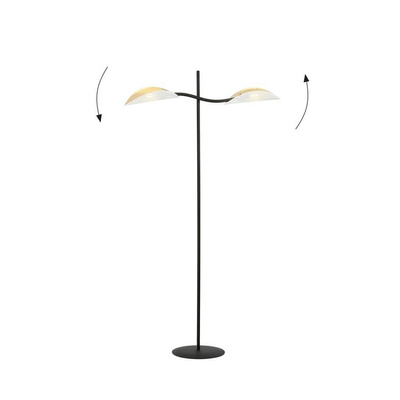 Lampa stojąca LOTUS LP2 WHITE/GOLD
