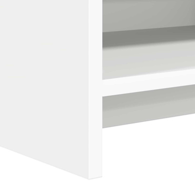 Szafka na buty Biały 48 x 36 x 92 cm Drewno inżynieryjne