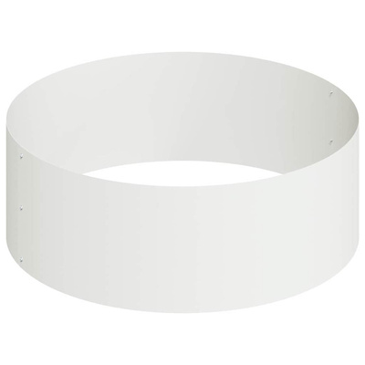 Doniczka ogrodowa Biały 90 x 90 x 20 cm Stal zimnogięta