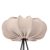 Lampa podłogowa CAFEE’ z abażurem beżowym frappe 52 cm - lampa stojąca w stylu skandynawskim E27