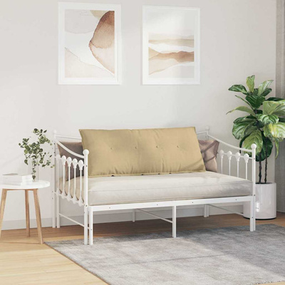 Poduszka na plecy Szary zielony 120 x 50 cm Tkanina sztruksowa