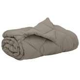 Letni Kołdra Jasnoszary 240 x 260 cm Mikrofibra