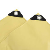 Plandeka 650g / m² Beżowy 4 x 8 m Płótno z powłoką PVC