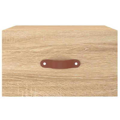vidaXL Wiszące szafki nocne, 2 szt., dąb sonoma, 35x35x20 cm wariant 5