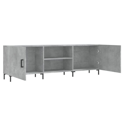 vidaXL Szafka pod TV, szarość betonu, 150x30x50 cm