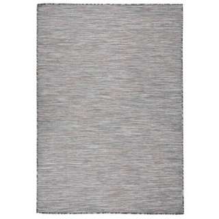 vidaXL Dywan zewnętrzny o płaskim splocie 160x230cm, brązowo-niebieski