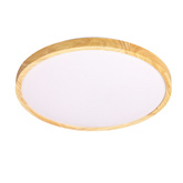 Plafon LED biały + drewniany 24W 4000K lampa Gandava Candellux 14-75253