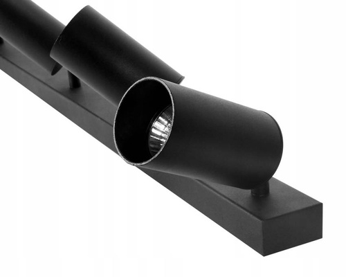 LAMPA SZYNA CZARNA 6 X GU10