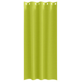 Firany blackout z kółkami 2 pcs Zielony 245 x 140 cm Poliester
