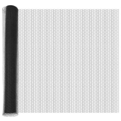 Ogrodzenie heksagonalne 1,4 x 25 m PVC Szary