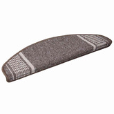 Samoprzylepne maty na schody 15 pcs Brązowy 65 x 21 x 4 cm