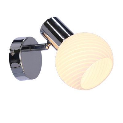 Lampa ścienna kinkiet 1X40W E14 chrom TURNO 91-94189