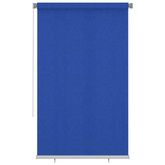 vidaXL Roleta zewnętrzna, 140x230 cm, niebieska, HDPE
