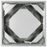 Donica 2 pcs Srebrny 50 x 50 x 50 cm Stal Galwanizowana