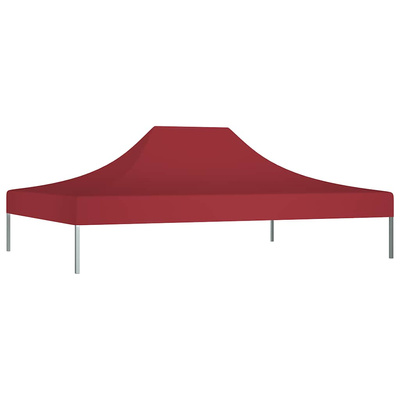 Dach do namiotu imprezowego, 4,5 x 3 m, burgundowy, 270 g/m?