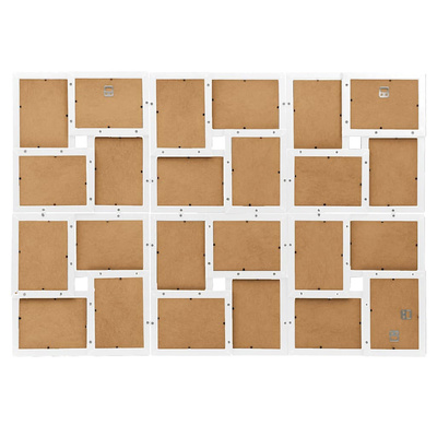 Ramka na 24 zdjęcia 10x15 cm, biała, MDF