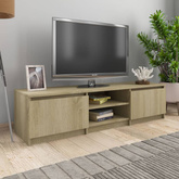 vidaXL Szafka pod TV, dąb sonoma, 140x40x35,5 cm