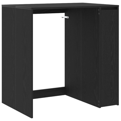 Szafka na pralkę Czarny Dąb 87 x 60 x 89 cm Drewno inżynieryjne