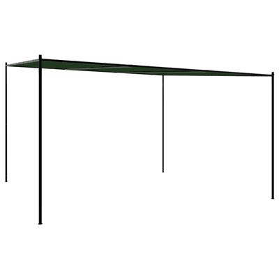 Altana 4 x 3,98 x 2,67 m zielony Poliester i Stal