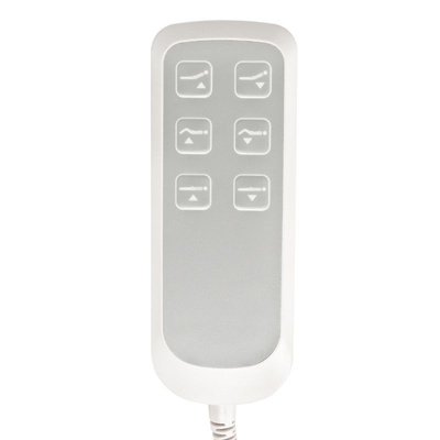 Fotel kosmetyczny elektryczny SILLON Lux 273b + taboret 304 biały 125907