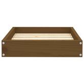 vidaXL Legowisko dla psa, miodowy brąz, 51,5x44x9 cm, drewno sosnowe