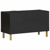Szafka pod telewizor, czarna, 80x33x46 cm