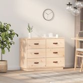 Komoda, 100x40x75 cm, lite drewno sosnowe