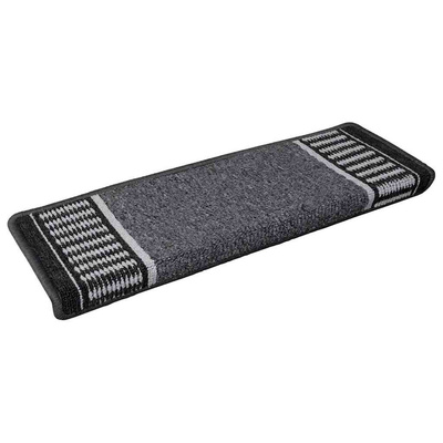 Samoprzylepne maty na schody 15 pcs Antracyt 65 x 21 x 4 cm