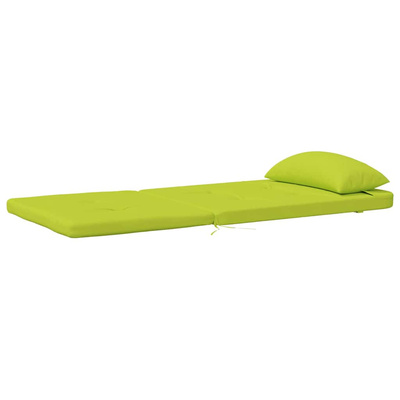 Poduszki na krzesła Gładki 2 pcs Jasnozielony 58 x 77 x 4,5 cm