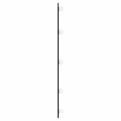 vidaXL Lustro ścienne z LED, 35x80 cm, szklane, owalne