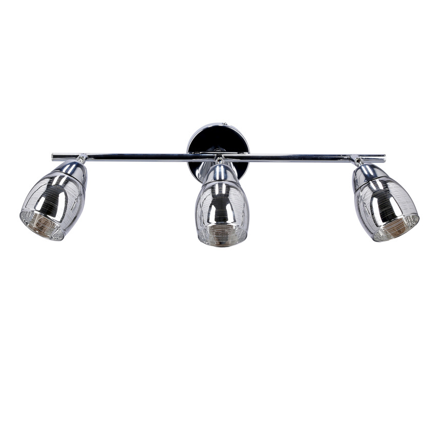 WIRGINIA LAMPA SUFITOWA LISTWA CHROM E14 KLOSZ LUSTRZANY 93-14023