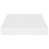 Półki ścienne, 4 szt., białe, 23 x 23,5 x 3,8 cm, MDF