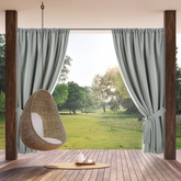Garden srebrna 155x200 Zasłona