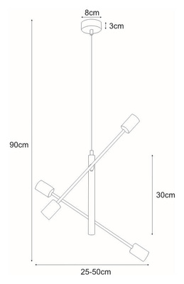Lampa wisząca K-4750 z serii CAMARA