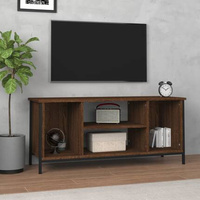 vidaXL Szafka pod TV, brązowy dąb 102x35x45 cm materiał drewnopochodny