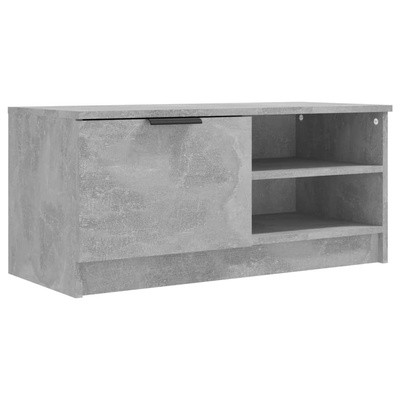 Szafka pod TV, szarość betonu, 80x35x36,5 cm