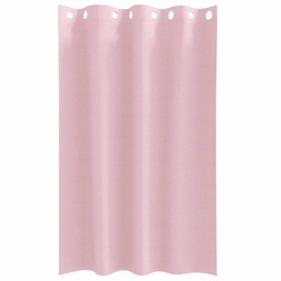 Firany blackout z kółkami 2 pcs Dziecięcy róż 175 x 140 cm