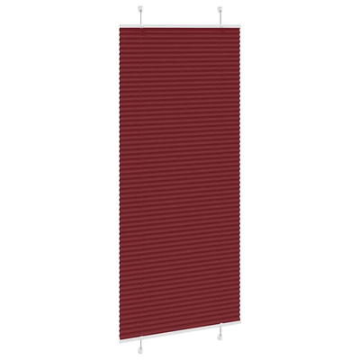 Roleta plisowana Bordowy Czerwony 100x200 cm Szerokość tkaniny